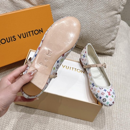 LV x TM Romy Flat Ballerina 1AGVFM LV x TM Romy Flat Ballerina 1AGVFM