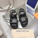 LV x TM LV Sunset Flat Comfort Sandal 1AGXF6 LV x TM LV Sunset Flat Comfort Sandal 1AGXF6