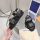 LV x TM LV Sunset Flat Comfort Sandal 1AGXF6 LV x TM LV Sunset Flat Comfort Sandal 1AGXF6