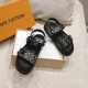 LV x TM LV Sunset Flat Comfort Sandal 1AGXF6 LV x TM LV Sunset Flat Comfort Sandal 1AGXF6