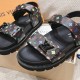 LV x TM LV Sunset Flat Comfort Sandal 1AGXF6 LV x TM LV Sunset Flat Comfort Sandal 1AGXF6