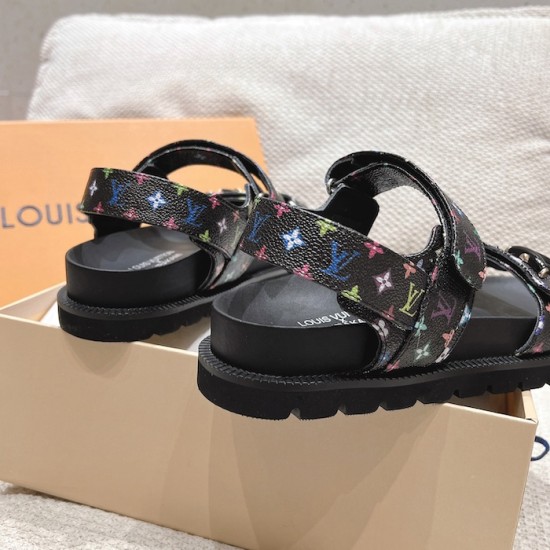 LV x TM LV Sunset Flat Comfort Sandal 1AGXF6 LV x TM LV Sunset Flat Comfort Sandal 1AGXF6