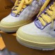 Replica LV Skate Sneaker - high quality 1:1 AAA Replica Louis Vuitton LV Skate Sneaker in Purple and monogram canvas - front view