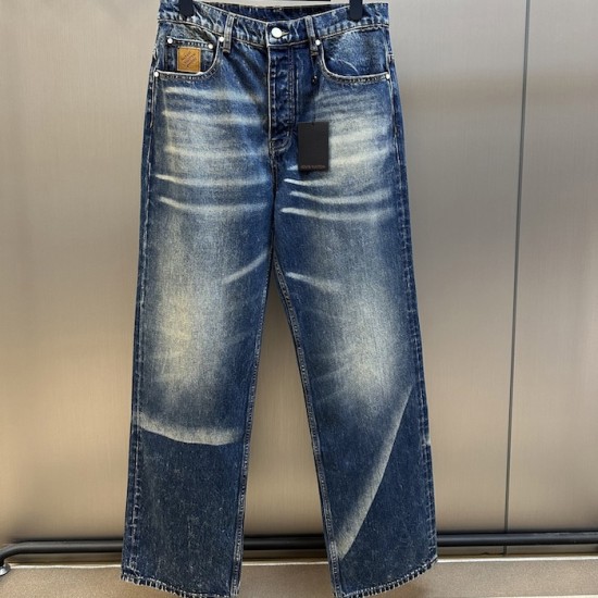 Louis Vuitton Sunfaded Effect Denim Skate Pants 1AHBMW Louis Vuitton Sunfaded Effect Denim Skate Pants 1AHBMW