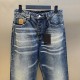 Louis Vuitton Sunfaded Effect Denim Skate Pants 1AHBMW Louis Vuitton Sunfaded Effect Denim Skate Pants 1AHBMW