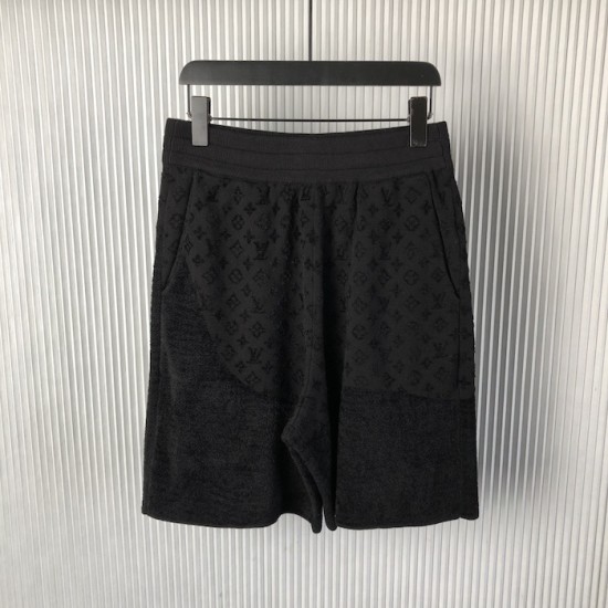 Louis Vuitton Graphic Jacquard Knitted Shorts 1AHC59 Louis Vuitton Graphic Jacquard Knitted Shorts 1AHC59