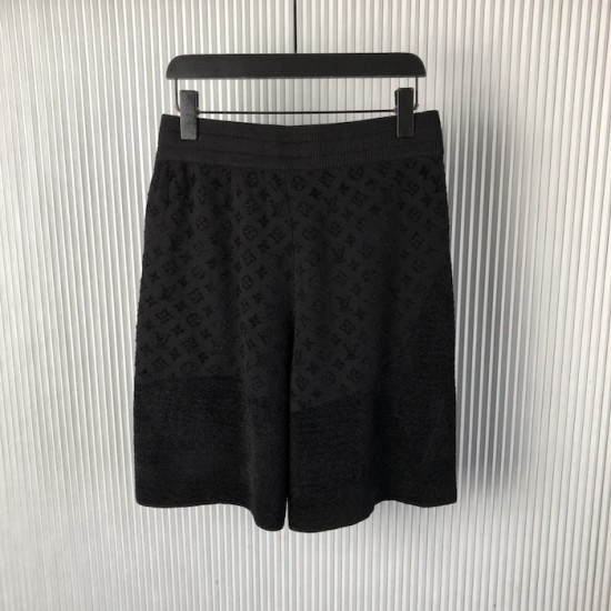 Louis Vuitton Graphic Jacquard Knitted Shorts 1AHC59 Louis Vuitton Graphic Jacquard Knitted Shorts 1AHC59