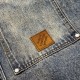 Louis Vuitton Sunfaded Effect Denim Long-Sleeved Shirt 1AHCI6 Louis Vuitton Sunfaded Effect Denim Long-Sleeved Shirt 1AHCI6