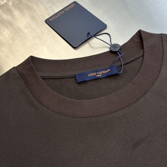 Louis Vuitton Washed Printed Cotton T-Shirt 1AHCLH Louis Vuitton Washed Printed Cotton T-Shirt 1AHCLH
