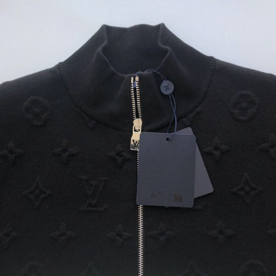 Louis Vuitton Embossed Monogram Jersey Tracksuit Top 1AHCLN Louis Vuitton Embossed Monogram Jersey Tracksuit Top 1AHCLN