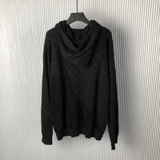 Louis Vuitton Graphic Jacquard Hoodie 1AHCMW Louis Vuitton Graphic Jacquard Hoodie 1AHCMW