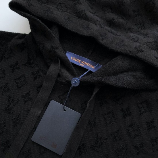 Louis Vuitton Graphic Jacquard Hoodie 1AHCMW Louis Vuitton Graphic Jacquard Hoodie 1AHCMW
