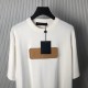 Louis Vuitton VVN Patch Short-Sleeved Cotton Crewneck 1AHCWB Louis Vuitton VVN Patch Short-Sleeved Cotton Crewneck 1AHCWB