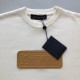 Louis Vuitton VVN Patch Short-Sleeved Cotton Crewneck 1AHCWB Louis Vuitton VVN Patch Short-Sleeved Cotton Crewneck 1AHCWB