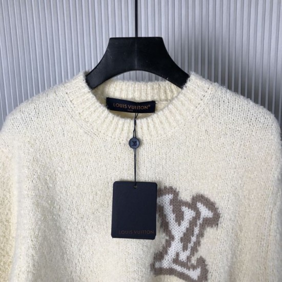 Louis Vuitton LV Wool Blend Crewneck 1AHEC0 Louis Vuitton LV Wool Blend Crewneck 1AHEC0