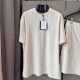 Replica Louis Vuitton Damier French Terry T-Shirt - Top Quality Replica Louis Vuitton Damier French Terry T-Shirt | beige cotton t-shirt