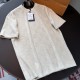 Replica Louis Vuitton Damier French Terry T-Shirt - Top Quality Replica Louis Vuitton Damier French Terry T-Shirt | beige cotton t-shirt