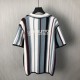 Replica Louis Vuitton Striped Crochet Summer Shirt - Designer Style Replica Louis Vuitton Striped Crochet Short-Sleeved Shirt - Front and Back View