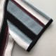 Replica Louis Vuitton Striped Crochet Summer Shirt - Designer Style Replica Louis Vuitton Striped Crochet Short-Sleeved Shirt - Front and Back View