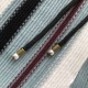 Replica Louis Vuitton Striped Crochet Shorts - Designer Style Replica Louis Vuitton Striped Crochet Shorts - Front and Back View
