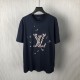 Louis Vuitton Inspired Embroidered Cotton Tee – Premium Replica Replica Louis Vuitton Embroidered Cotton T-Shirt – Luxury Design Dupe