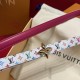 LV x TM Mini Flowergram 15mm Reversible Belt LV x TM Mini Flowergram 15mm Reversible Belt