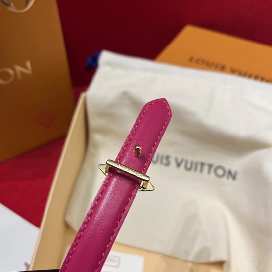 LV x TM Mini Flowergram 15mm Reversible Belt LV x TM Mini Flowergram 15mm Reversible Belt