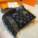 Louis Vuitton muffler NIGO collaboration Escharpe Damier giant wave monogram cashmere Louis Vuitton muffler NIGO collaboration Escharpe Damier giant wave monogram cashmere