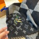 Louis Vuitton muffler NIGO collaboration Escharpe Damier giant wave monogram cashmere Louis Vuitton muffler NIGO collaboration Escharpe Damier giant wave monogram cashmere