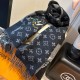 Louis Vuitton muffler NIGO collaboration Escharpe Damier giant wave monogram cashmere Louis Vuitton muffler NIGO collaboration Escharpe Damier giant wave monogram cashmere