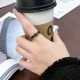 Louis Vuitton Les Gastons Vuitton Small Ring Yellow Gold and Titanium Q0H44M Louis Vuitton Les Gastons Vuitton Small Ring Yellow Gold and Titanium Q0H44M