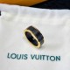 Louis Vuitton Les Gastons Vuitton Small Ring Yellow Gold and Titanium Q0H44M Louis Vuitton Les Gastons Vuitton Small Ring Yellow Gold and Titanium Q0H44M