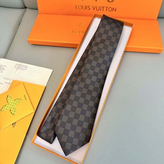 Louis Vuitton Damier Classique Tie Brown Louis Vuitton Damier Classique Tie Brown