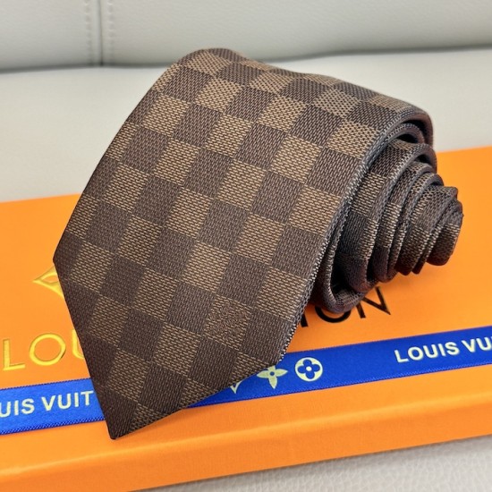 Louis Vuitton Damier Classique Tie Brown Louis Vuitton Damier Classique Tie Brown
