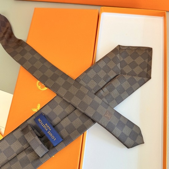 Louis Vuitton Damier Classique Tie Brown Louis Vuitton Damier Classique Tie Brown