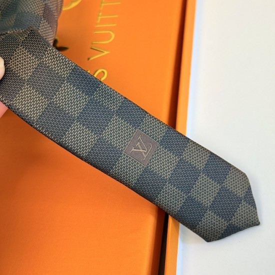 Louis Vuitton Damier Classique Tie Brown Louis Vuitton Damier Classique Tie Brown
