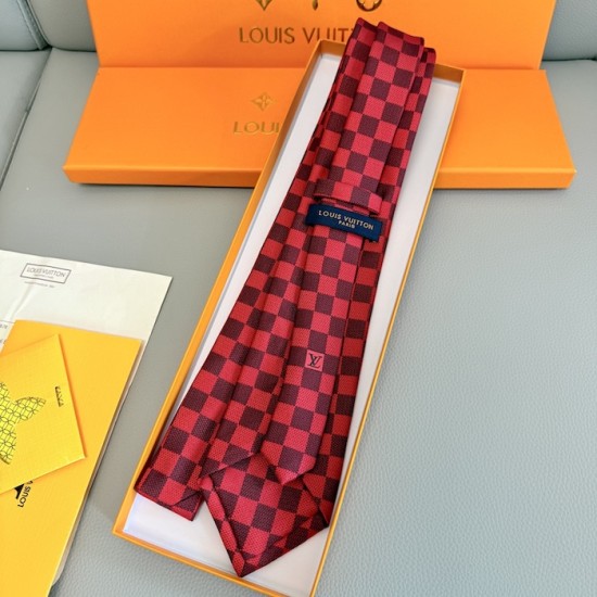 Louis Vuitton Damier Classique Tie Red Louis Vuitton Damier Classique Tie Red