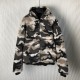 Balenciaga Camouflage Teddy Hooded Jacket Balenciaga Camouflage Teddy Hooded Jacket