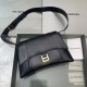 Balenciaga Medium Soft Hourglass Shoulder Bag Black Balenciaga Medium Soft Hourglass Shoulder Bag Black