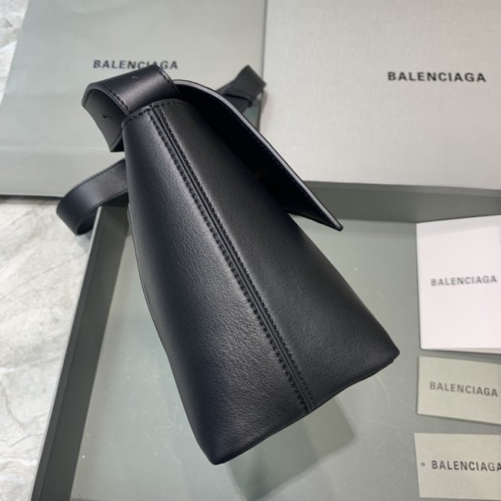 Balenciaga Medium Soft Hourglass Shoulder Bag Black Balenciaga Medium Soft Hourglass Shoulder Bag Black