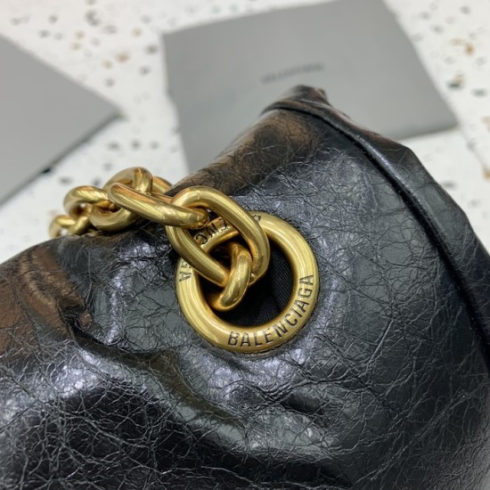 Balenciaga Monaco Large Chain Bag in Black Balenciaga Monaco Large Chain Bag in Black