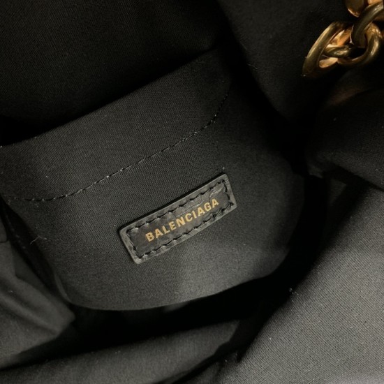 Balenciaga Monaco Medium Chain Bag in Black Balenciaga Monaco Medium Chain Bag in Black
