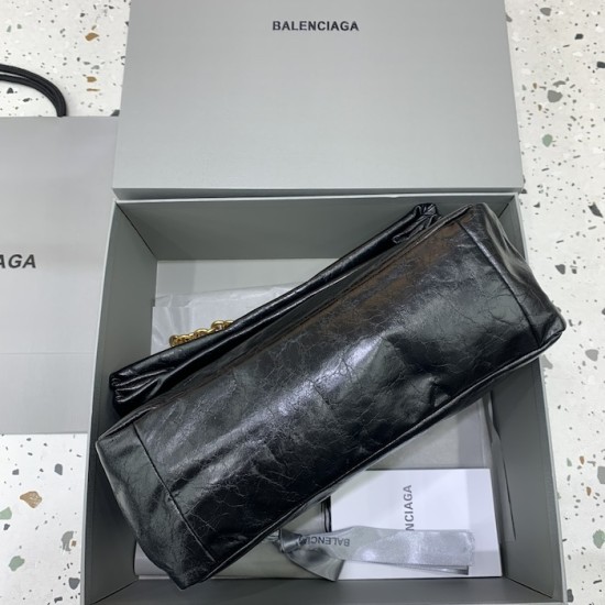 Balenciaga Monaco Small Chain Bag in Black Balenciaga Monaco Small Chain Bag in Black