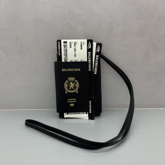 Balenciaga Passport Phone Holder in Black Balenciaga Passport Phone Holder in Black
