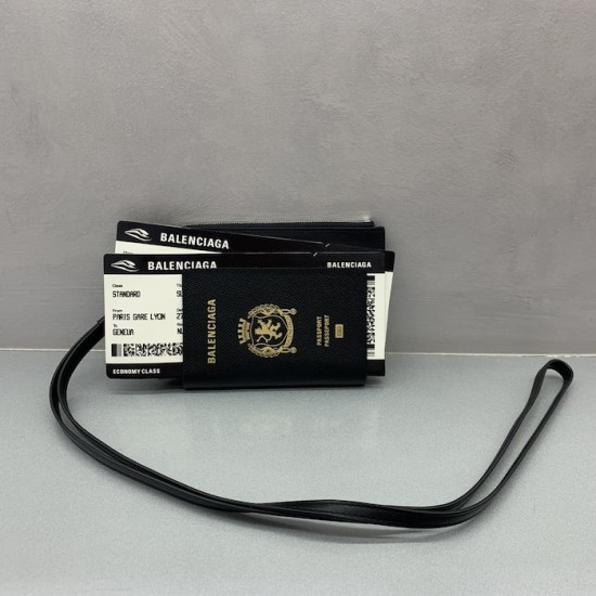 Balenciaga Passport Phone Holder in Black Balenciaga Passport Phone Holder in Black