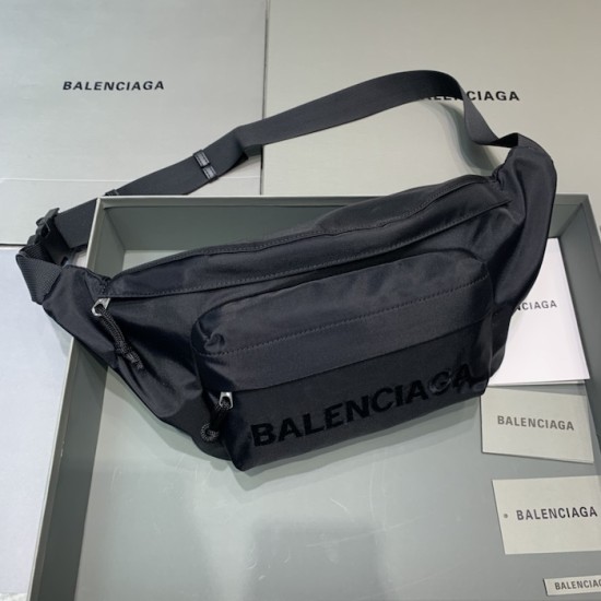 Balenciaga Wheel Beltpack in Black with Black Balenciaga Wheel Beltpack in Black with Black