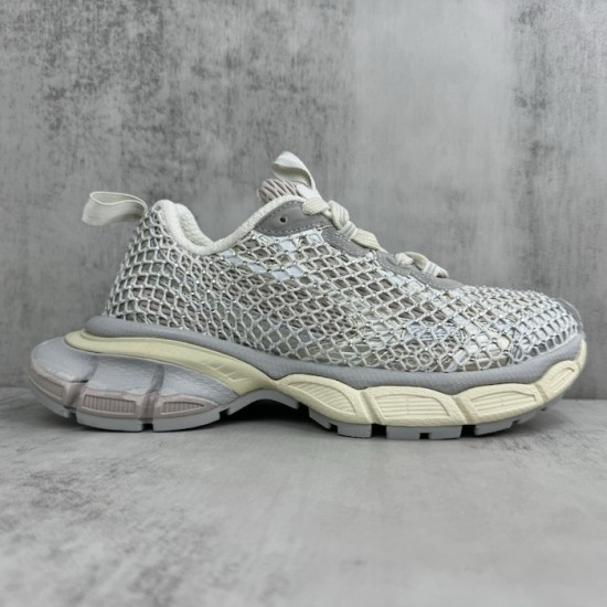 Balenciaga 3XL Fishnet Sneaker in Eggshell Balenciaga 3XL Fishnet Sneaker in Eggshell
