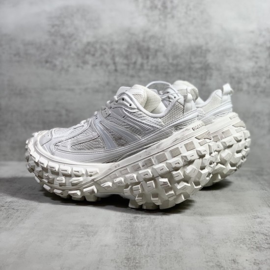 Balenciaga Bouncer Sneaker in White Balenciaga Bouncer Sneaker in White
