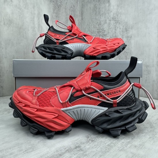 Balenciaga Hike Sneaker in Red/Black Balenciaga Hike Sneaker in Red/Black