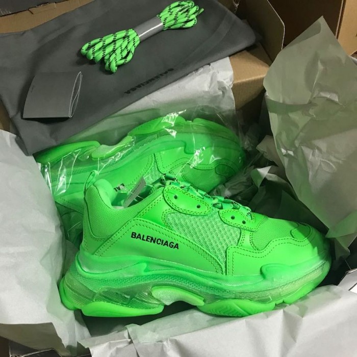 green balenciaga sneakers